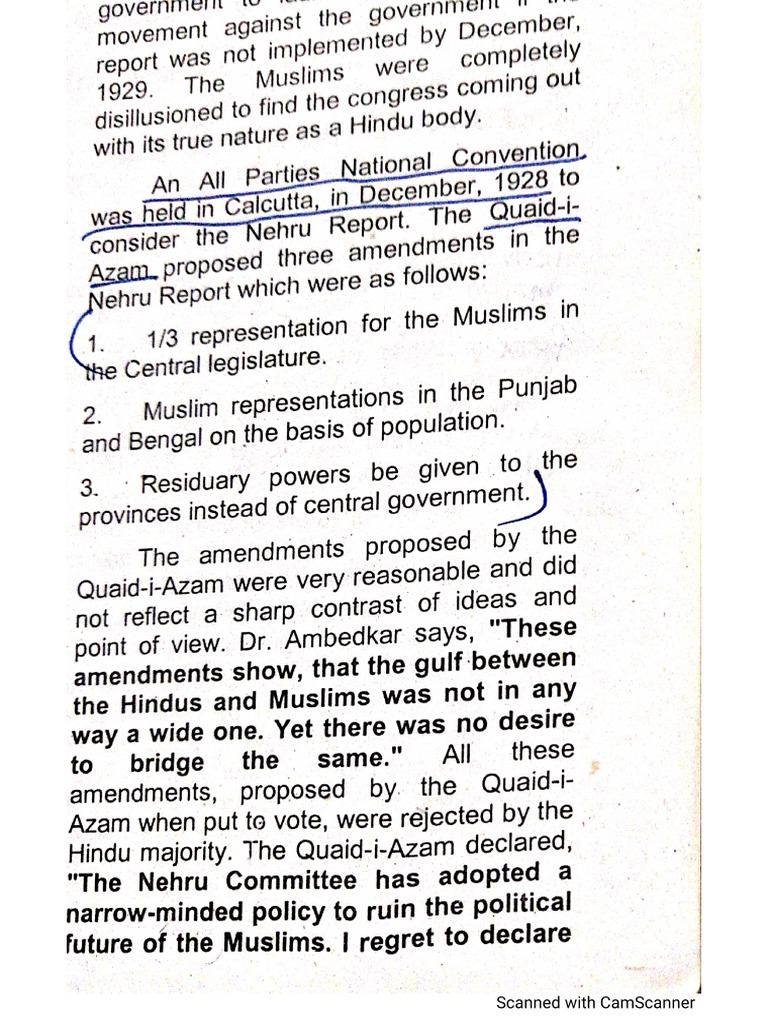 Fourteen Points of Jinnah PDF