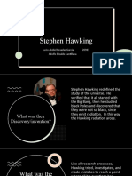Stephen Hawking: Lucio Abdiel Posadas Garcia 20903 Adolfo Elizalde Santillana