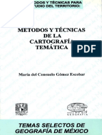 Métodos y Técnicas de La Cartografía Temática-Gómez María