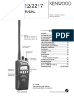 Service Manual: VHF FM Transceiver