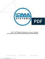 IQ + ST Metal Detector User Guide: Document Number: 814206-3.0-ENG Original Instructions