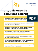 Disposiciones de Seguridad A Bordo