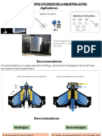 Maquinas y Equipos Utilizados en La Industria Lactea