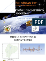 Tierra Geoide Geometrico Ecuador