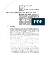 Demanda de Declaracion de Ausencia y Contestacion