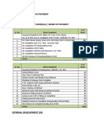 Annexure G: Stages of Payment: Sr. No Work Completed % of Work