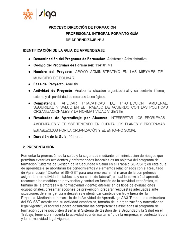 Guia de SSGT | PDF | Aprendizaje | Business