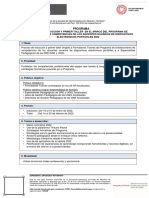 Programa Proceso de Inducción y Primer Taller 2022