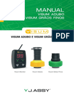 Manual de operação do sensor Visum Adubo e Grãos Finos