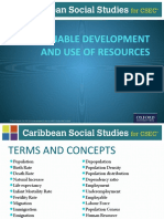 Development and Use of Resources