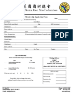 USKSF Membership Application Form