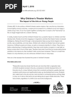 Why Childrens Theater Matters