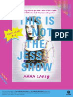 THIS IS NOT THE JESS SHOW Paperback Book Club