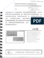 CD 31- Determ. Deflectografie Si Deflectometrie