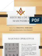 Historia de La Masonería - Primera Parte - Operativos y Templarios