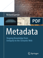 Metadata. Shaping Knowledge From Antiquity To The Semantic Web - 2016 - Gartner