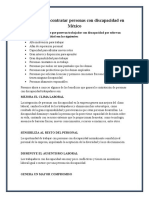 Beneficios de Contratar Personas Con Discapacidad en México