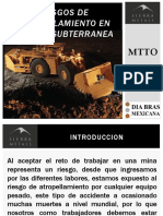 Riesgos de Atropellamiento en Mineria Subterranea