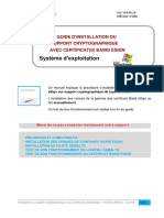 Guide D'installation Du Support Cryptographique