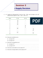 Seminar Questions Supply Decision (Seminar 5)