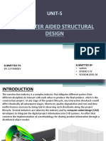 Computer Aided Structural Design: UNIT-5