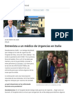 Entrevista A Un Médico de Urgencias en Italia