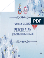 Wanita & Keluarga - Perceraian (Islam Dan Bukan Islam) (UPsK) - 083526