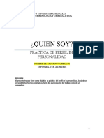 Ejemplo de Formato de Perfil de Personalidad - 124537