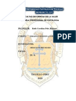 Terapia Cognitiva Conductual-Tarea