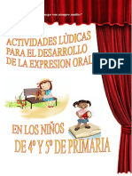 Actividades para Desarrollar La Expresion Oral