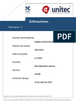 Tarea 1.1 Estimaciones A Trav S de La Soluci N de Problemas Estad Sticos de La Vida Diaria