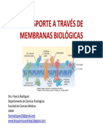 Transporte a través de membranas: mecanismos y regulación