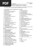 IEEE Standard Device Numbers