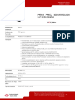 Patch Panel Modular Descarregado 24P Blindado - 35050000 - Furukawa