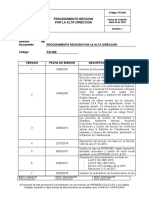 Pgi-005 Procedimiento Revisión Por La Alta Dirección