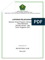 MAS BUSTANUL ULUM Template Laporan PIP Madrasah 2021