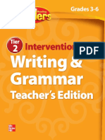 3-6 - Intervention - Writing & Grammar