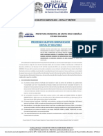 Processo Seletivo Simplificado - Edital Nº 001-2022