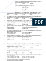 Conics Question SET 1 Mathematics Part Test - 4 - JEE Advanced-2020 Matrices & Determinants, Probability, Vectors & 3D-Geomatry