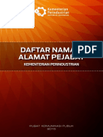 Daftar Nama Dan Alamat Pejabat Kemenperin 2015