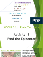 Activity 1 Find The Epicenter