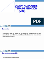 Introducción al Análisis del Sistema de Medición (MSA