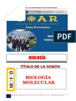 Sesión 02 - Biolgía Molecular 2