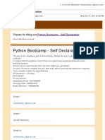 RKNEC Mail - Python Bootcamp - Self Declaration