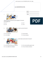 Examen La Culpa Es de La Vaca FIJAR METAS ALTAS. - Print - Quizizz