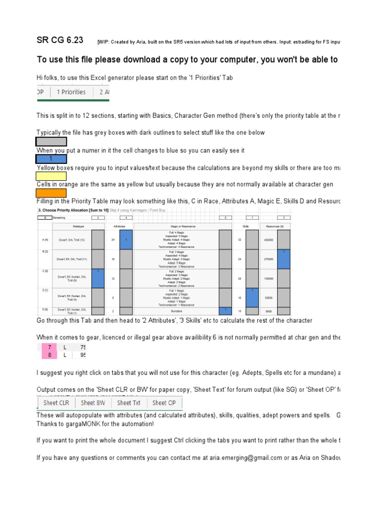 SR CG 6.23 To Use This File Please Download A Copy To Your Computer, You  Won't Be Able To Amend It On Google Docs