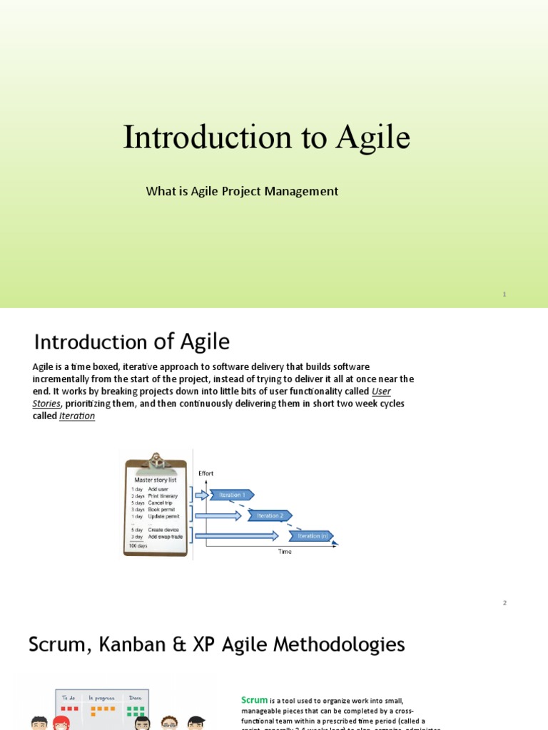 Agile Project Management Overview | PDF | Agile Software Development ...