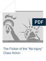 The Fiction of The "No-Injury" Class Action: October 2015