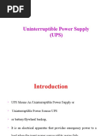 Uninterruptible Power Supply (UPS)