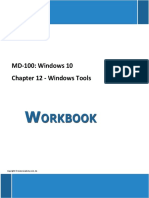 MD-100: Windows 10 Chapter 12 - Windows Tools